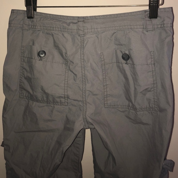 Ann Taylor LOFT Gray Cargo Pants - Picture 4 of 4